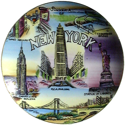 RCA Building Souvenir Plate