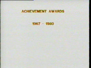 Achievement Awards