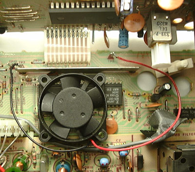 Fan In Place On PW6100 Board